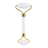 Face Roller Natural Jade Stone  White
