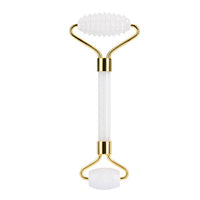 Face Roller Natural Jade Stone  White