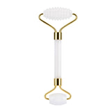 Face Roller Natural Jade Stone  White