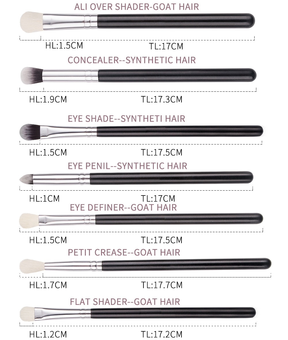 15/25/30pcs PRO Makeup Brushes Set