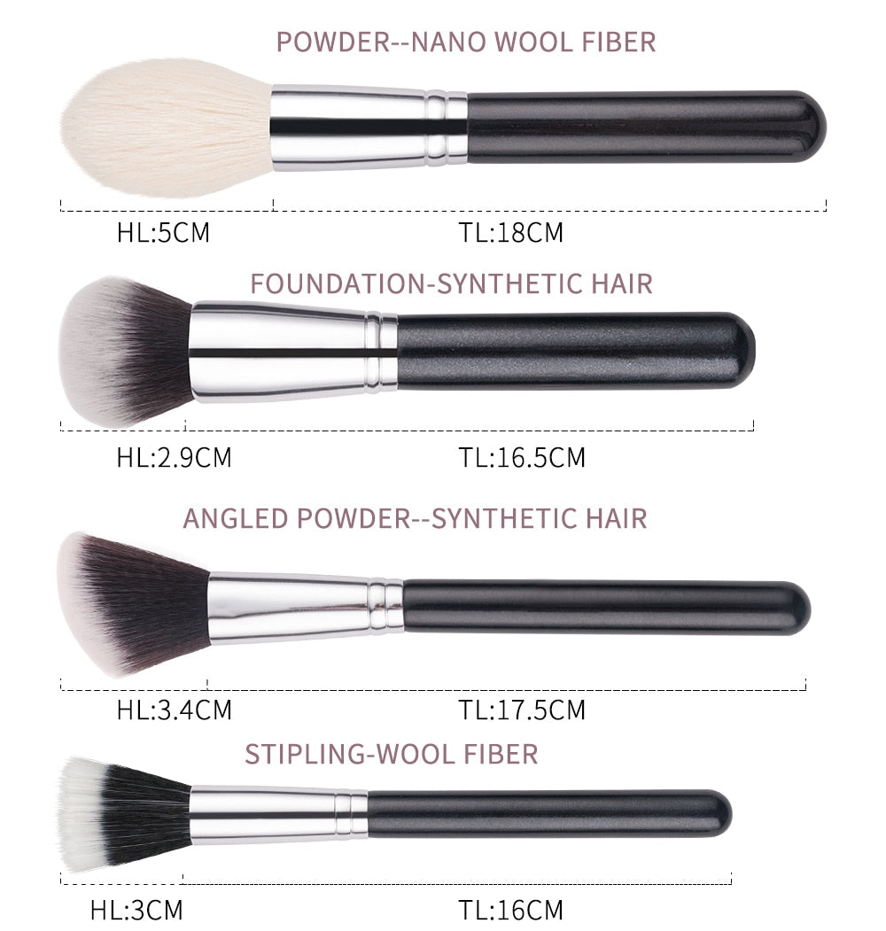 15/25/30pcs PRO Makeup Brushes Set
