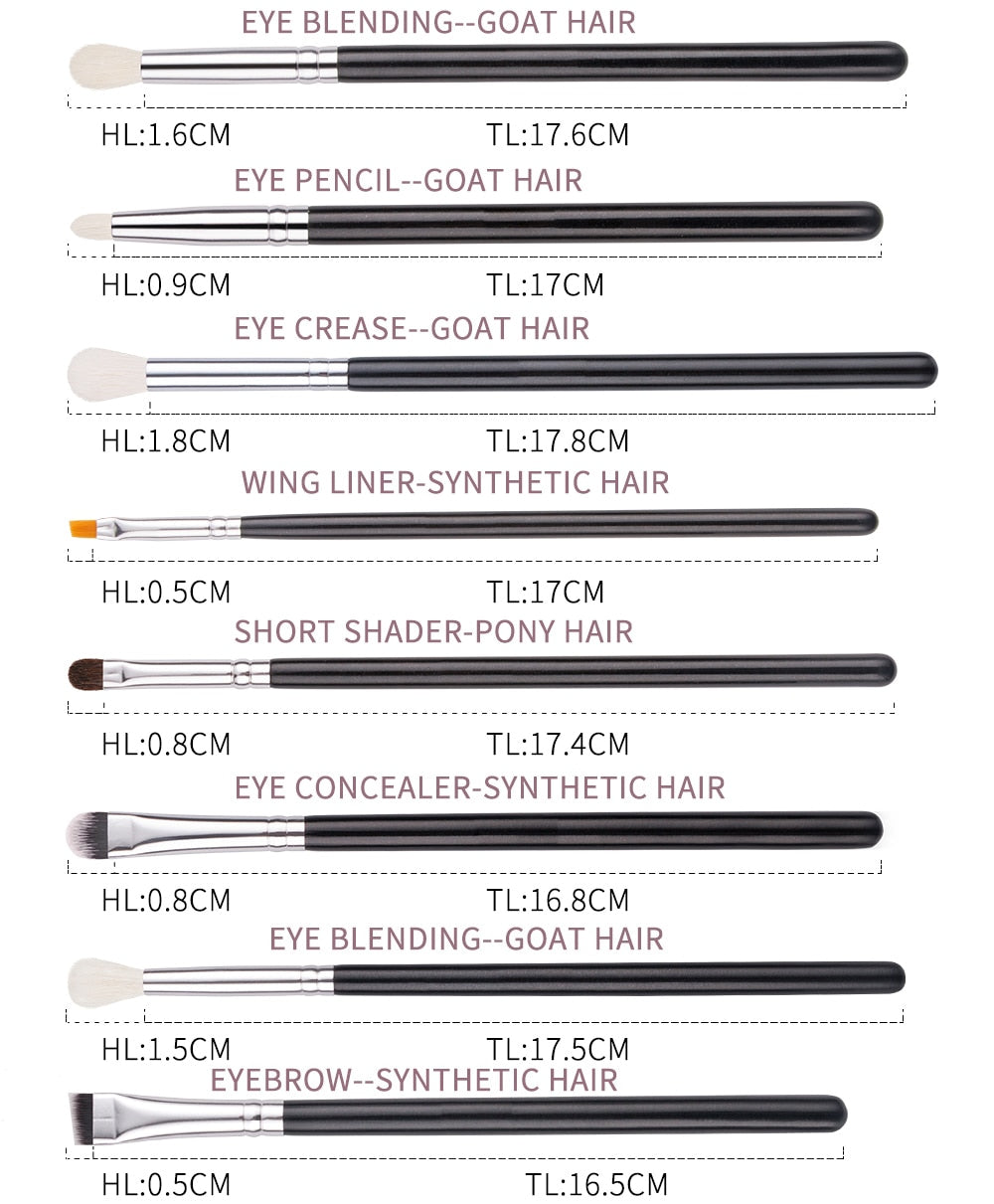 15/25/30pcs PRO Makeup Brushes Set